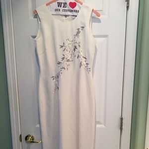 long linen dress sz  ( 4-6) P